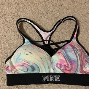 Pink Sports Bra